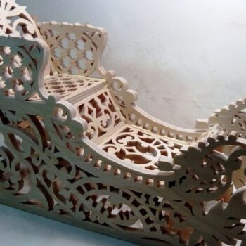 Intra απο ξύλο plywood 3mm-4mm πάχος – Διακοσμητικό ξύλο έλκηθρου Fretwork 15x20 cm INTRAVECTRY-MY555069 - Image 1