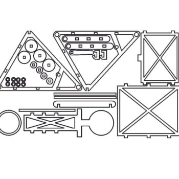 Intra απο ξύλο plywood 3mm-4mm πάχος – ξύλο κιτ μοντέλου ξύλου καταπέλτη 30x35 cm INTRAVECTRY-MY561530 - Image 2