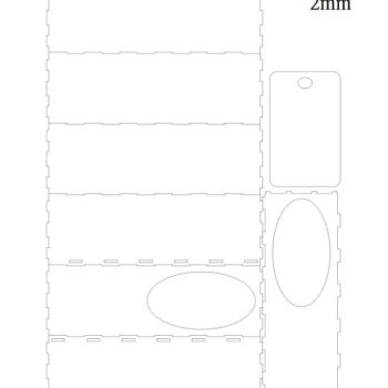 Intra απο ξύλο plywood 3mm-4mm πάχος – Ακρυλικό περιστρεφόμενο τύμπανο λοταρίας 35x40 cm INTRAVECTRY-MY555079 - Image 3
