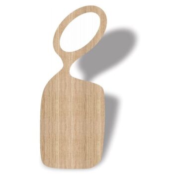 Intra απο ξύλο plywood 3mm-4mm πάχος – Μοναδικό ξύλο σανίδας κοπής 12x15 cm INTRAVECTRY-MY555086 - Image 1