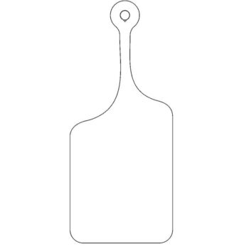 Intra απο ξύλο plywood 3mm-4mm πάχος – ξύλο Ξύλινης σανίδας κοπής Vesper Board 15x20 cm INTRAVECTRY-MY555087 - Image 2