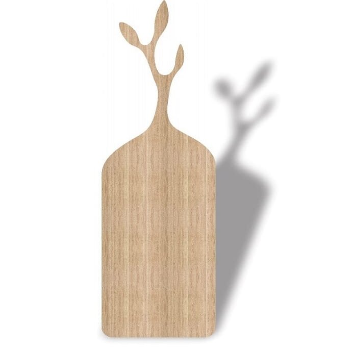 Intra απο ξύλο plywood 3mm-4mm πάχος – Σανίδα κοπής με ξύλο λαβής φύλλου 50x60 cm INTRAVECTRY-MY555089