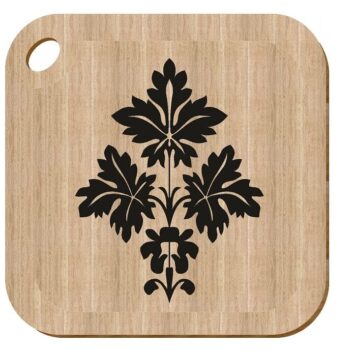 Intra απο ξύλο plywood 3mm-4mm πάχος – ξύλο τετράγωνης σανίδας κοπής 25x25 cm INTRAVECTRY-MY555092 - Image 1