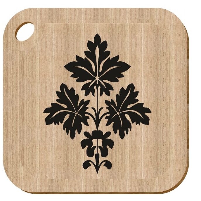 Intra απο ξύλο plywood 3mm-4mm πάχος – ξύλο τετράγωνης σανίδας κοπής 25x25 cm INTRAVECTRY-MY555092