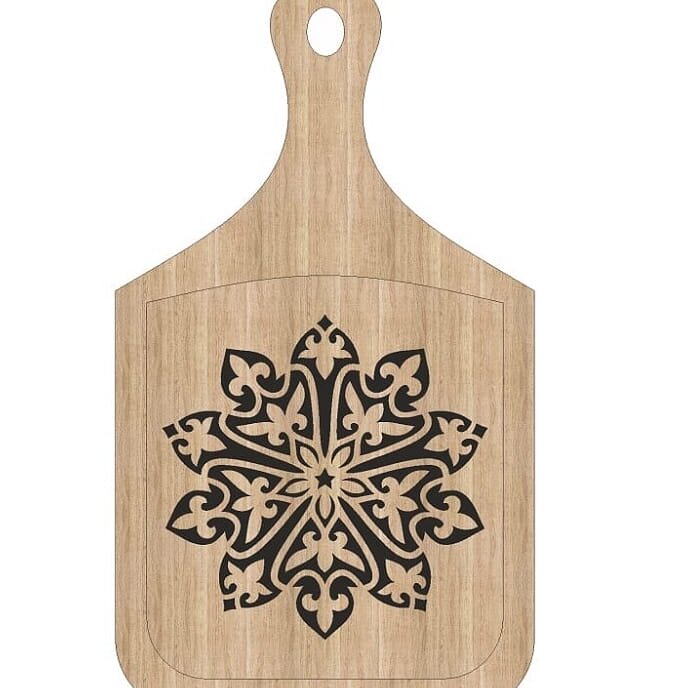 Intra απο ξύλο plywood 3mm-4mm πάχος – ξύλο σανίδας κοπής ορθογώνιων κουπιών 35x40 cm INTRAVECTRY-MY555093