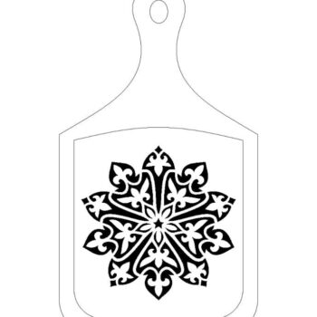 Intra απο ξύλο plywood 3mm-4mm πάχος – ξύλο σανίδας κοπής ορθογώνιων κουπιών 35x40 cm INTRAVECTRY-MY555093 - Image 2