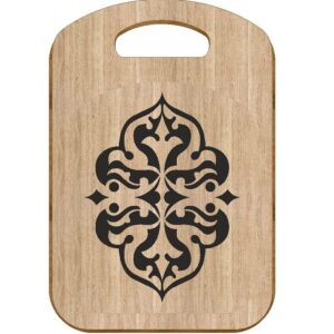 Intra απο ξύλο plywood 3mm-4mm πάχος – Σανίδα κοπής με ξύλο λαβής 30x35 cm INTRAVECTRY-MY555096