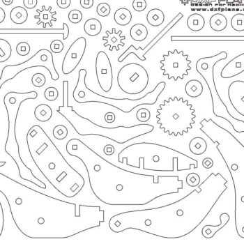 Intra απο ξύλο plywood 3mm-4mm πάχος – Μηχανική Ξύλινη λίμα χειρός 35x40 cm INTRAVECTRY-MY561531 - Image 2