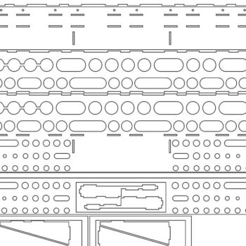 Intra απο ξύλο plywood 3mm-4mm πάχος – Tool Rack Organizer File 30x35 cm INTRAVECTRY-MY555110 - Image 2