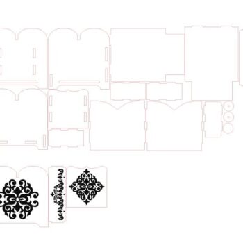 Intra απο ξύλο plywood 3mm-4mm πάχος – ξύλο Ξύλινου Νήματος 30x30 cm INTRAVECTRY-MY555111 - Image 2