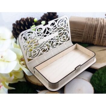 Intra απο ξύλο plywood 3mm-4mm πάχος – ξύλο Ξύλινου Φάκελου Χρημάτων 20x20 cm INTRAVECTRY-MY555121 - Image 2