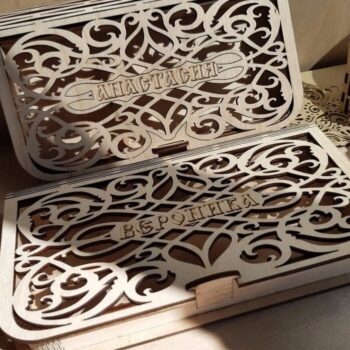 Intra απο ξύλο plywood 3mm-4mm πάχος – ξύλο Ξύλινου Φάκελου Χρημάτων 20x20 cm INTRAVECTRY-MY555121 - Image 3