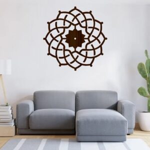 Intra απο ξύλο plywood 3mm-4mm πάχος – ξύλο ρολογιού τοίχου Celtic Knot 45x50 cm INTRAVECTRY-MY555129