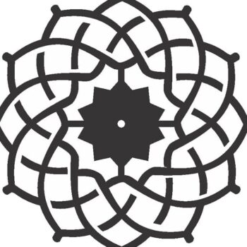 Intra απο ξύλο plywood 3mm-4mm πάχος – ξύλο ρολογιού τοίχου Celtic Knot 30x35 cm INTRAVECTRY-MY561040 - Image 2