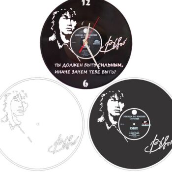 Intra απο ξύλο plywood 3mm-4mm πάχος – ξύλο ρολογιού τοίχου δίσκου βινυλίου Tsoi Singer 30x35 cm INTRAVECTRY-MY560759 - Image 2