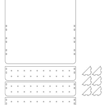 Intra απο ξύλο plywood 3mm-4mm πάχος – Ξύλινη Κλωστοθήκη Φάκελος Οργανωτής Ραπτικής 12x15 cm INTRAVECTRY-MY555149 - Image 2