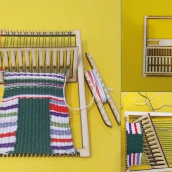 Intra απο ξύλο plywood 3mm-4mm πάχος – ξύλο Ξύλινου πλαισίου αργαλειού πολυτεχνίας 20x25 cm INTRAVECTRY-MY561535 - Image 1