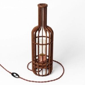 Intra απο ξύλο plywood 3mm-4mm πάχος – Λίμα φωτιστικού μπουκαλιού κόντρα πλακέ 25x30 cm INTRAVECTRY-MY557979