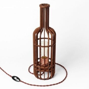 Intra απο ξύλο plywood 3mm-4mm πάχος – Λίμα φωτιστικού μπουκαλιού κόντρα πλακέ 25x30 cm INTRAVECTRY-MY557979 - Image 1