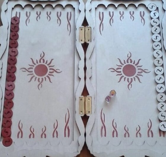 Intra απο ξύλο plywood 3mm-4mm πάχος – ξύλο επιτραπέζιου παιχνιδιού τάβλι 25x30 cm INTRAVECTRY-MY555171