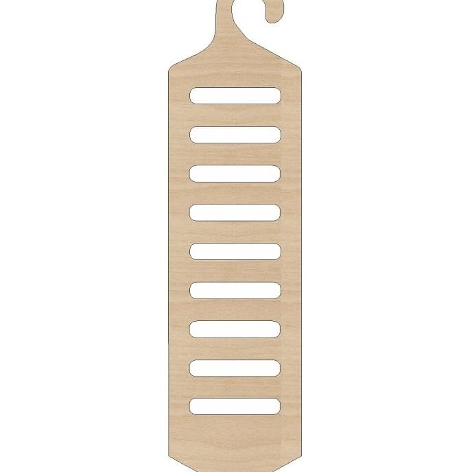 Intra απο ξύλο plywood 3mm-4mm πάχος – Κρεμάστρα γάντζου για ξύλο γραβάτας 15x15 cm INTRAVECTRY-MY555173