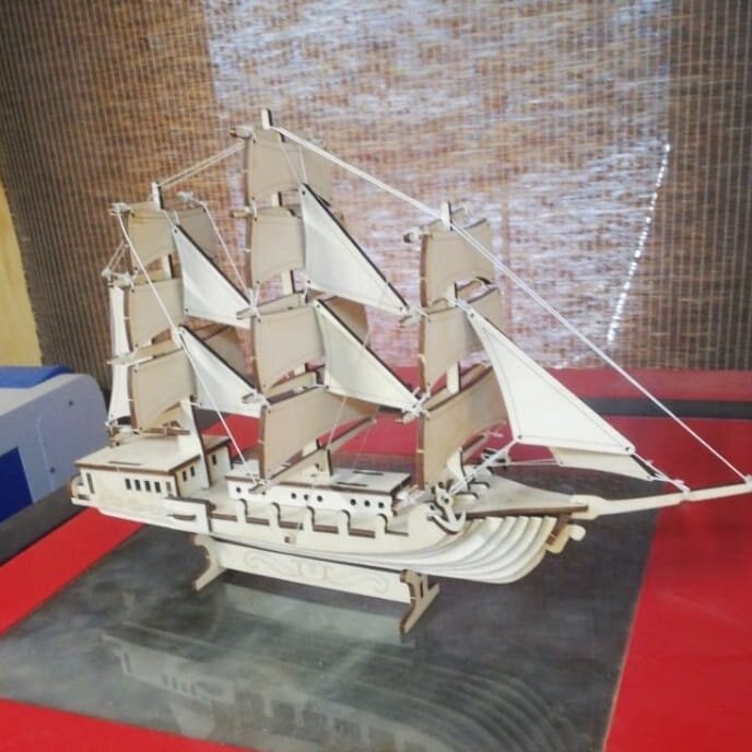 Intra απο ξύλο plywood 3mm-4mm πάχος – ξύλο Μοντέλου Sailing Boat Wood 30x35 cm INTRAVECTRY-MY561537 - Image 1