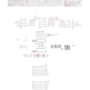 Intra απο ξύλο plywood 3mm-4mm πάχος – ξύλο Μοντέλου Sailing Boat Wood 30x35 cm INTRAVECTRY-MY561537 - Image 2