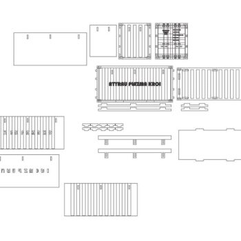 Intra απο ξύλο plywood 3mm-4mm πάχος – ξύλο Ξύλινου Μοντέλου Εμπορευματοκιβωτίου αποστολής 20x25 cm INTRAVECTRY-MY555183 - Image 2
