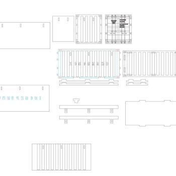 Intra απο ξύλο plywood 3mm-4mm πάχος – ξύλο Ξύλινου Μοντέλου Εμπορευματοκιβωτίου αποστολής 20x25 cm INTRAVECTRY-MY555183 - Image 3