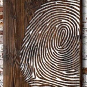 Intra απο ξύλο plywood 3mm-4mm πάχος – ξύλο δακτυλικών αποτυπωμάτων ξύλινο πάνελ τοίχου 12x15 cm INTRAVECTRY-MY555186