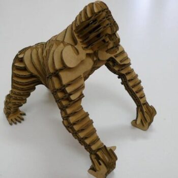 Intra απο ξύλο plywood 3mm-4mm πάχος – Gorilla 3D Ξύλινο ξύλο παζλ 25x30 cm INTRAVECTRY-MY561254 - Image 1