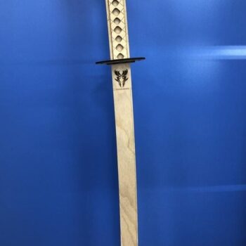 Intra απο ξύλο plywood 3mm-4mm πάχος – ξύλο ξίφους Katana 20x20 cm INTRAVECTRY-MY555190 - Image 1