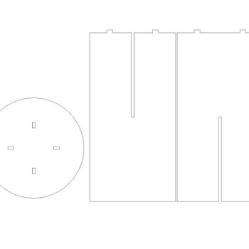 Intra απο ξύλο plywood 3mm-4mm πάχος – ξύλο διάταξης σκαμπό συμπλέκεται 20x20 cm INTRAVECTRY-MY555209 - Image 2