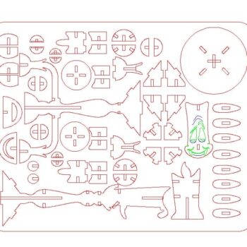 Intra απο ξύλο plywood 3mm-4mm πάχος – ξύλο Disney Lumiere Candle Holder File 15x15 cm INTRAVECTRY-MY555217 - Image 2