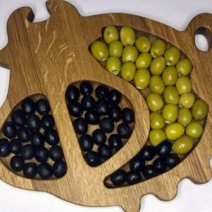 Intra απο ξύλο plywood 3mm-4mm πάχος – ξύλο Δίσκου σερβιρίσματος από ξύλο ελιάς 12x15 cm INTRAVECTRY-MY559092