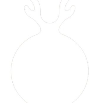 Intra απο ξύλο plywood 3mm-4mm πάχος – Σανίδα κοπής με λίμα κέρατος 25x25 cm INTRAVECTRY-MY555221 - Image 2