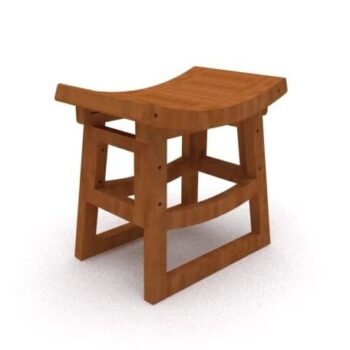 Intra απο ξύλο plywood 3mm-4mm πάχος – Ξύλινη λίμα σκαμπό ντους 40x45 cm INTRAVECTRY-MY555228 - Image 1