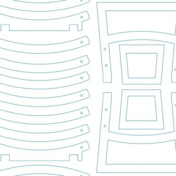 Intra απο ξύλο plywood 3mm-4mm πάχος – Ξύλινη λίμα σκαμπό ντους 40x45 cm INTRAVECTRY-MY555228 - Image 2