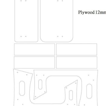 Intra απο ξύλο plywood 3mm-4mm πάχος – Εργονομική λίμα γονατιστή καρέκλας 30x35 cm INTRAVECTRY-MY555239 - Image 2