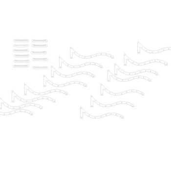 Intra απο ξύλο plywood 3mm-4mm πάχος – Ξύλινη λίμα ξαπλώστρας κυμάτων 40x45 cm INTRAVECTRY-MY555241 - Image 2