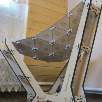 Intra απο ξύλο plywood 3mm-4mm πάχος – ξύλο καρέκλας Chaise Lounge 35x40 cm INTRAVECTRY-MY555243 - Image 2