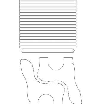Intra απο ξύλο plywood 3mm-4mm πάχος – ξύλο Πάγκου Ξύλινου Πεζοδρόμου 20x25 cm INTRAVECTRY-MY555248 - Image 2