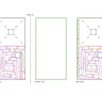 Intra απο ξύλο plywood 3mm-4mm πάχος – ξύλο τετράγωνου τραπεζιού κόντρα πλακέ 50x60 cm INTRAVECTRY-MY555251 - Image 3