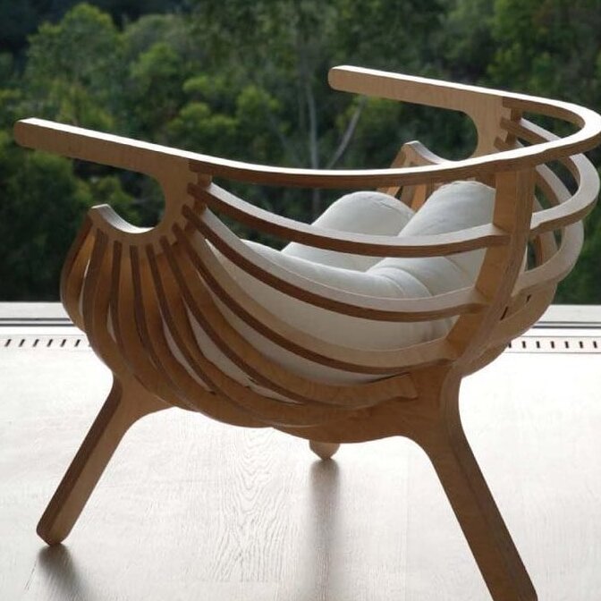 Intra απο ξύλο plywood 3mm-4mm πάχος – Καρέκλα από κόντρα πλακέ Shell 21mm ξύλο 25x25 cm INTRAVECTRY-MY555276