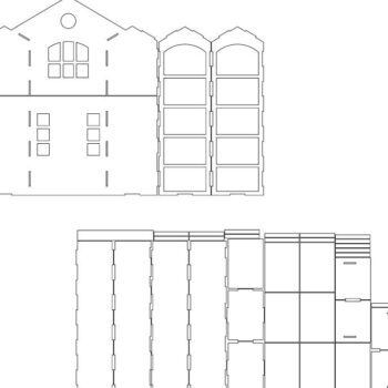 Intra απο ξύλο plywood 3mm-4mm πάχος – ξύλο Ράφι για παιδιά σε σχήμα σπιτιού 25x30 cm INTRAVECTRY-MY555278 - Image 2