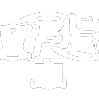 Intra απο ξύλο plywood 3mm-4mm πάχος – ξύλο Κουνιστή καρέκλα για παιδιά 30x30 cm INTRAVECTRY-MY555284 - Image 2