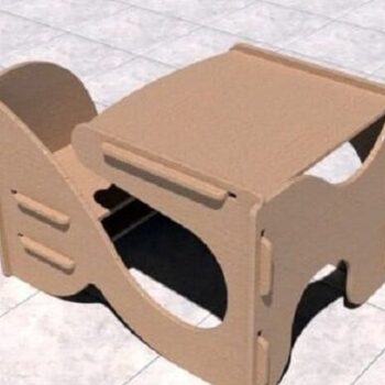Intra απο ξύλο plywood 3mm-4mm πάχος – ξύλο τραπεζιού και καρέκλας νηπίων Montessori 30x30 cm INTRAVECTRY-MY555287 - Image 1