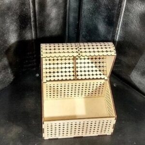 Intra απο ξύλο plywood 3mm-4mm πάχος – Διακοσμητική λίμα σεντούκι θησαυρού 25x30 cm INTRAVECTRY-MY555302