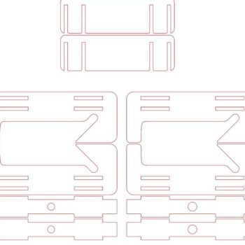 Intra απο ξύλο plywood 3mm-4mm πάχος – ξύλο θήκης εργαλείου French Cleat 20x20 cm INTRAVECTRY-MY555305 - Image 4