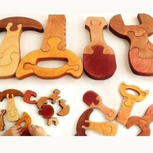 Intra απο ξύλο plywood 3mm-4mm πάχος – ξύλο εκπαιδευτικών παιχνιδιών Kids Tool Kit 12x15 cm INTRAVECTRY-MY560441